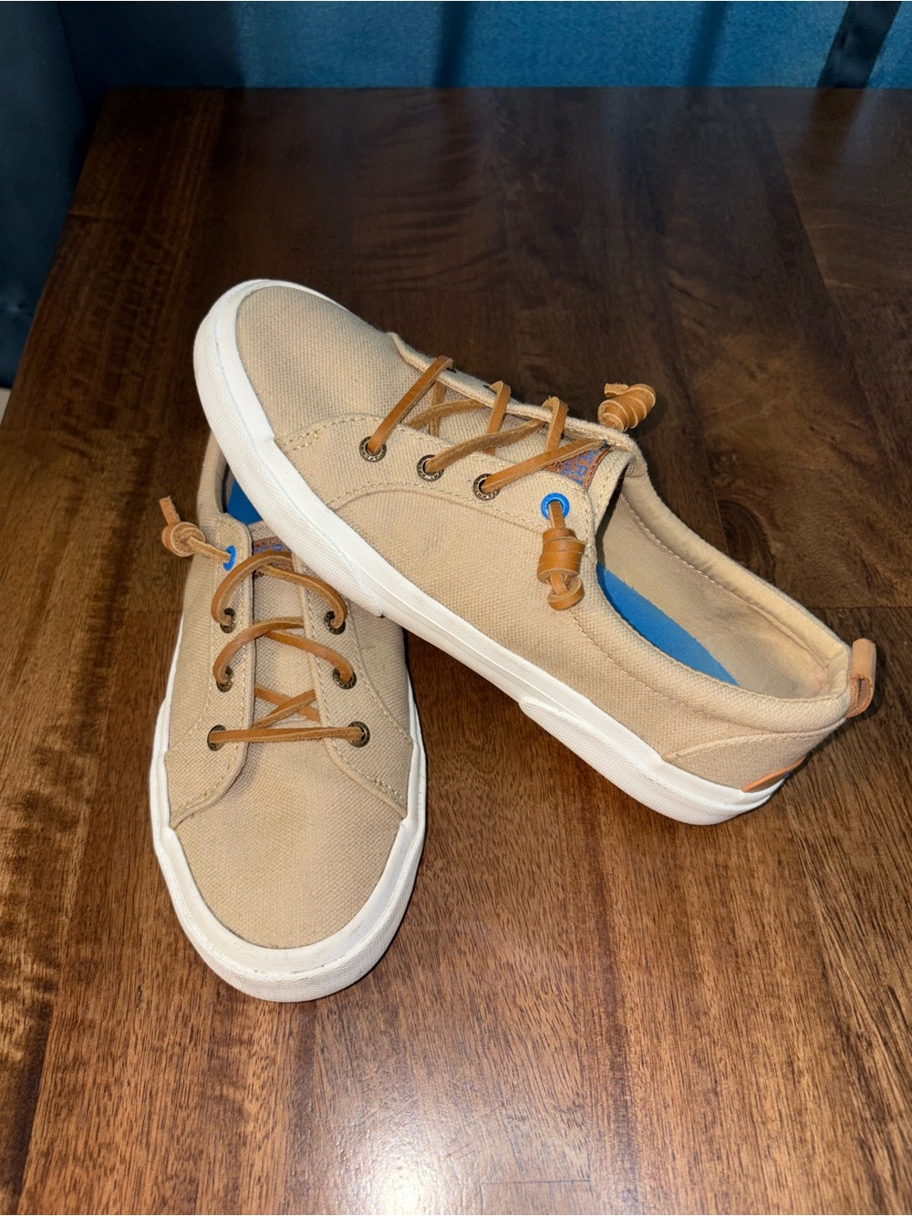 Sperry EUC Top-Sider - Women's Crest Vibe - No Tie - Canvas/Leather - Size 8